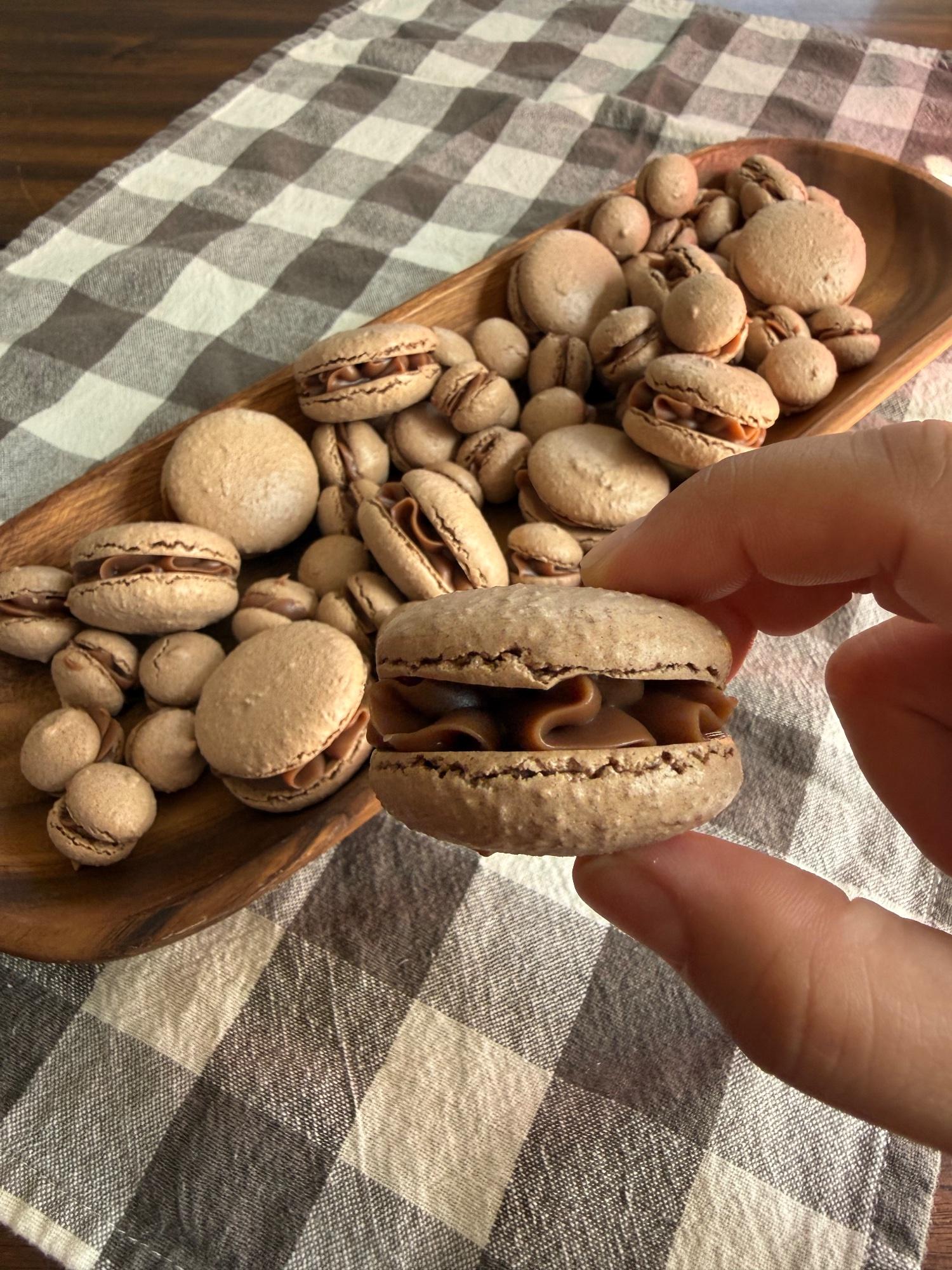 Chocolate Macarons