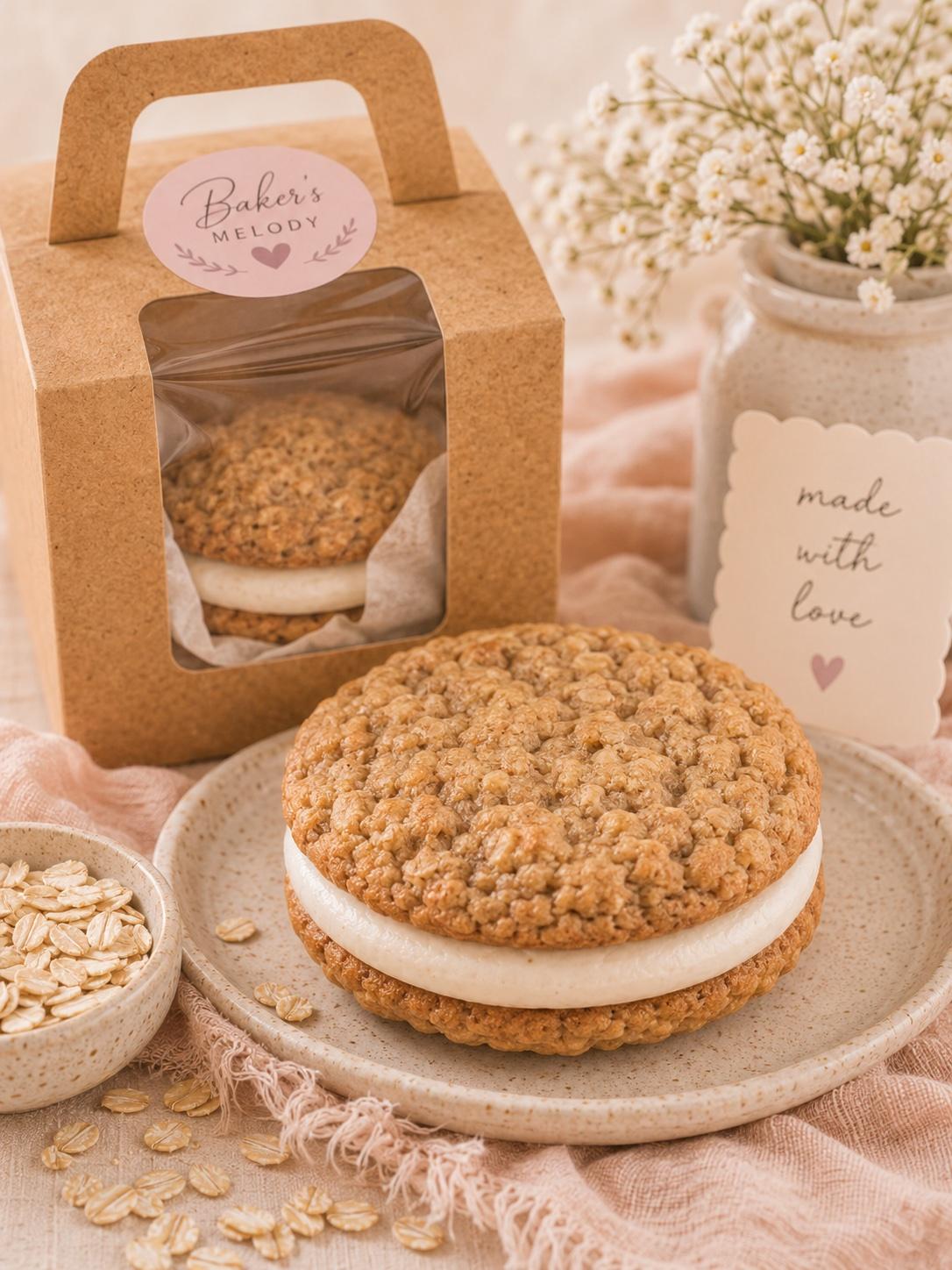 Oatmeal Ensemble Cookie Sandwich