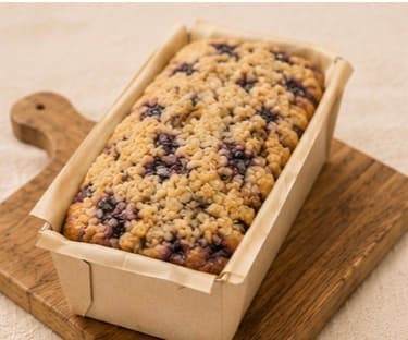 Blueberry Ballad Sourdough Muffin Loaf