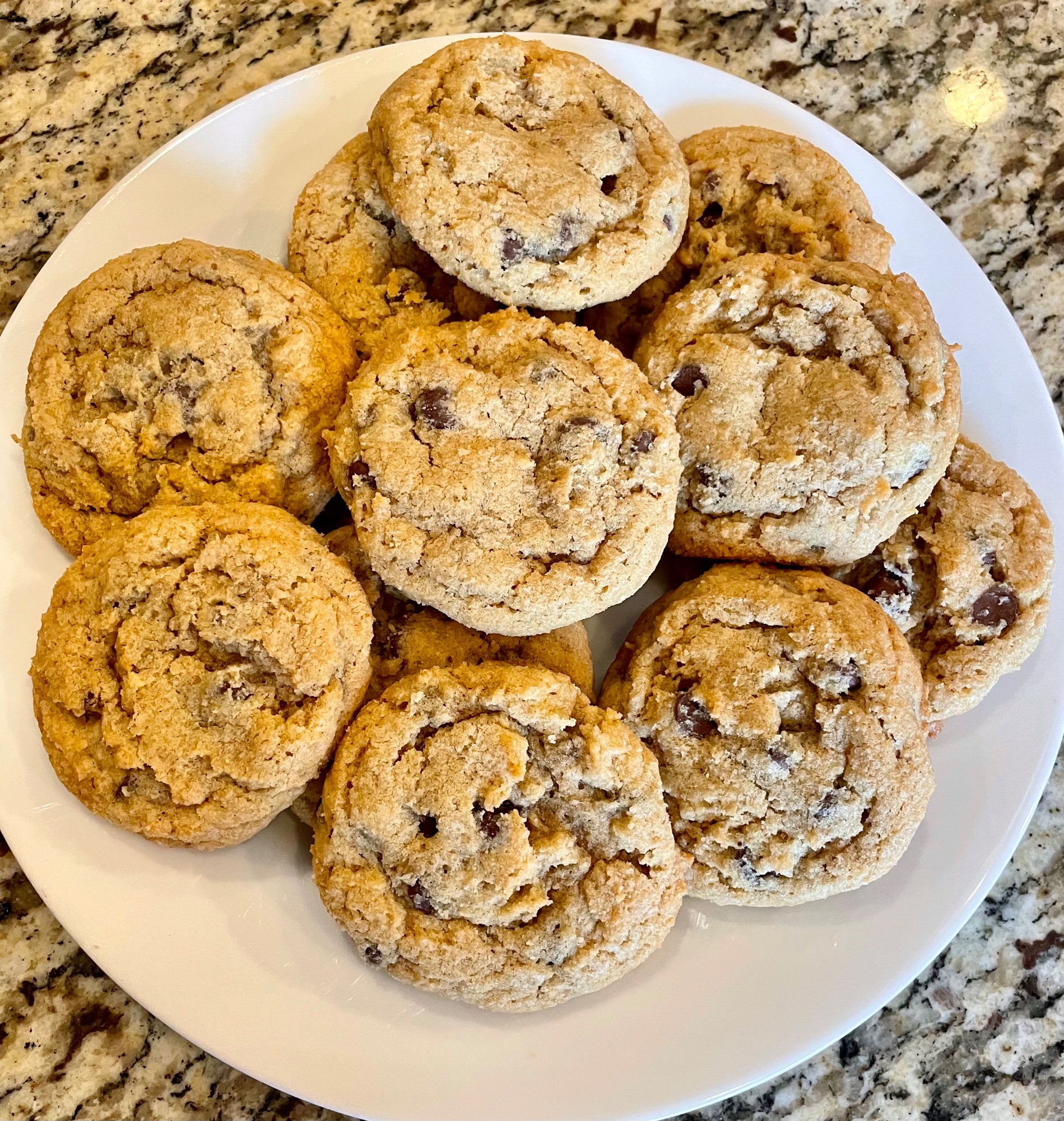 Frozen Sourdough Chocolate Chip Cookies 