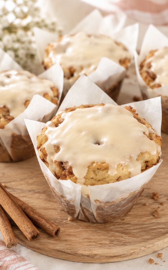 Jumbo Sourdough Muffins